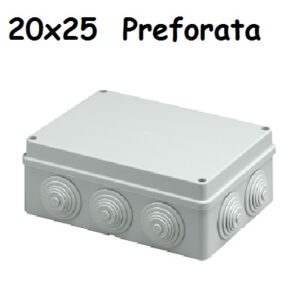 Cassetta 20x25 IP56 C/Gommini